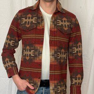 Pendleton Pinetop wool shirt in red clay
